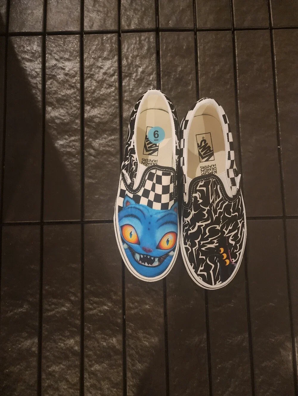 Kid's K-Pop Demon Hunters x Vans Slip-on 'Black'